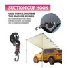 Flaconi 4pcs Suction Cup Car, Suction Cup Hooks, Suction Cup