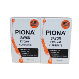 Piona Exfoliating & Brigtening Soap 7oz (2 Pack)
