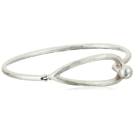 Lucky Brand Women's Modern Simple Life Silver Cuff Bracelet, One Size