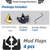 Car Mud Flaps Mudguard for Nissan Qashqai 2007-2025 Front and