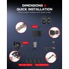Benlari UTV Turn Signal Kit with Horn, ATV Turn Signal