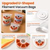 20 PCS U-Shaped 3D Filament Storage Bags Kit, 3D Printer