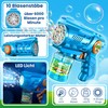 Blubbel Bubble Gun, LED Bubble Machine, 100 ml Bubble Liquid