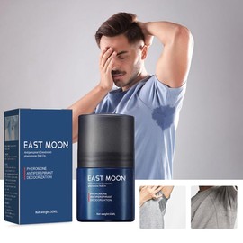 East Moon Sweat suppressant and deodorizing roller cleaner for underarm odor, sweat odor, body odor, dry and long-lasting care exploding deodorant stick