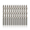 Drill America 1/16" High Speed Steel Polished Drill Bit (Pack