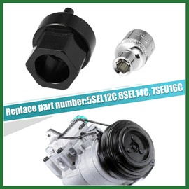 Motoforti 1 Set 20mm A/C Compressor Clutch Hub Remover Tool 5SE12C 7SEU16C Long-lasting