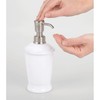 iDesign Franklin PA-Free Plastic Refillable Soap and Lotion Dispenser, 3.5"