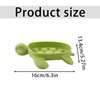 Tabanzhe Soap Dish-Self Draining Soap Holder Turtle Shape Soap Dish