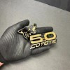 usa Standard COYOTE 5.0 Emblem Badges GOLD On BLACK EDITION