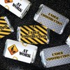 Under Construction Party Mini Candy Bar Wrappers, Construction Birthday Decorations