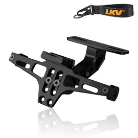 LKV Motorcycle License Plate Bracket Fender Universal Motorcycle Rear Fender LED Light Fender Eliminator Kit Motorcycle License Plate Holder