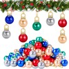 Mini Christmas Tree Baubles, 80 Pieces Mini Christmas Baubles Set,
