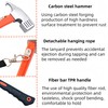 Camping Hammer Camping Mallet Tent Peg Puller, 12" high Carbon