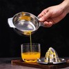 1 Stainless Steel Juicer, 2 Ring Shaped Orange Peelers, Manual