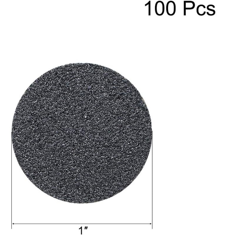 TA-VIGOR 100Pcs 25mm Wet and Dry Sanding Discs, 100 Grit