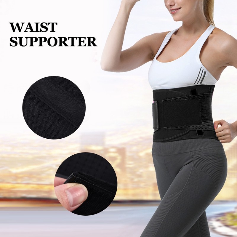 Waist Supporter Gym Fitness Sport Lumbar Back Protective Belt for