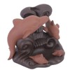 Ornamental Backflow Incense Burner Incense Holder Home Ornament with Dolphin