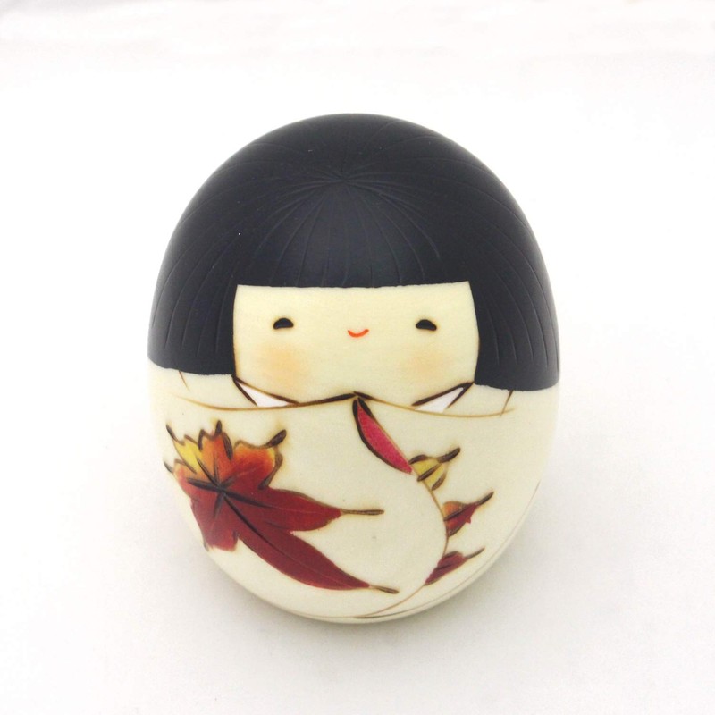 Usaburo Kokeshi Autumn, Made in Japan
