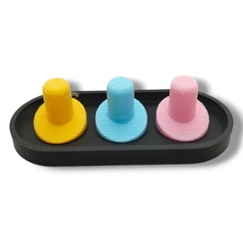 Electric Toothbrush Head Holder for Oral-B iO Toothbrush Head Holder, Toothbrush Holder for Bathroom, Compatible Only with Oral B iO Series – toothbrush holder – [Choose 2 to 6 Heads] (3 Heads)