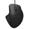 Elecom M-SH30UBSKBK Mouse, Wired Silent, 5 Buttons + Tilt, M,