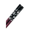 Chopsticks, Silver Cherry Blossoms, Purple, Design with Paulownia Box, Wrapping,