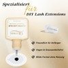 QUEWEL Eyelash Cluster Glue 10 ml, Black Cluster Lashes Glue