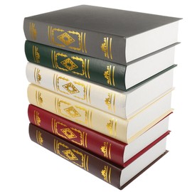 DECHOUS 6 Pcs Fake Books Vintage Decorative Books False Book Hollowed Out Faux Books for Home Office Shelf Display Decor