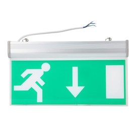 LED Emergency Exit Lighting Sign Emergency Evacuation Passage Safety Exit Display Mall Supermarket Hotel Library Restaurant Applicable