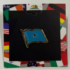 Flag Mall USA Kazakhstan Single Lapel Pin Enamel Lapel Pin