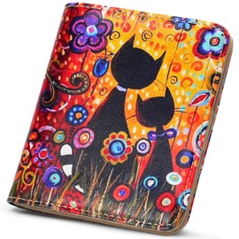 APHISON Womens Wallet RFID Wallet Women Slim Bifold Compact Small Wallet for Women with ID Card Holder Zipper Coin Pocket Wallet