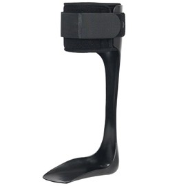 Komzer AFO Drop Foot Brace, Medical Ankle Foot Orthosis, Lightweight Foot Support Stabilizer, Drop Foot Postural Correction Brace for Men and Women (M-Left)