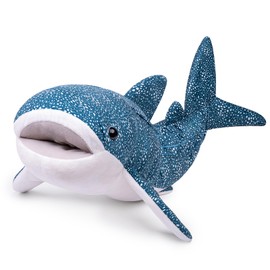 lilizzhoumax Simulation Great Whale Shark Plush Toy 82cm/32”, Realistic Stuffed Animal Whale Shark, Cute Soft Great Whale Shark Plush Toy Home Decoration Toys, Gift for Friends and Kids