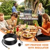 Homzenify 12FT Universal QCC1 Low Pressure Propane Hose with Regulator