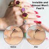 SNONESIY Pack of 18 Ring Reducers Invisible Ring Size Adjusters