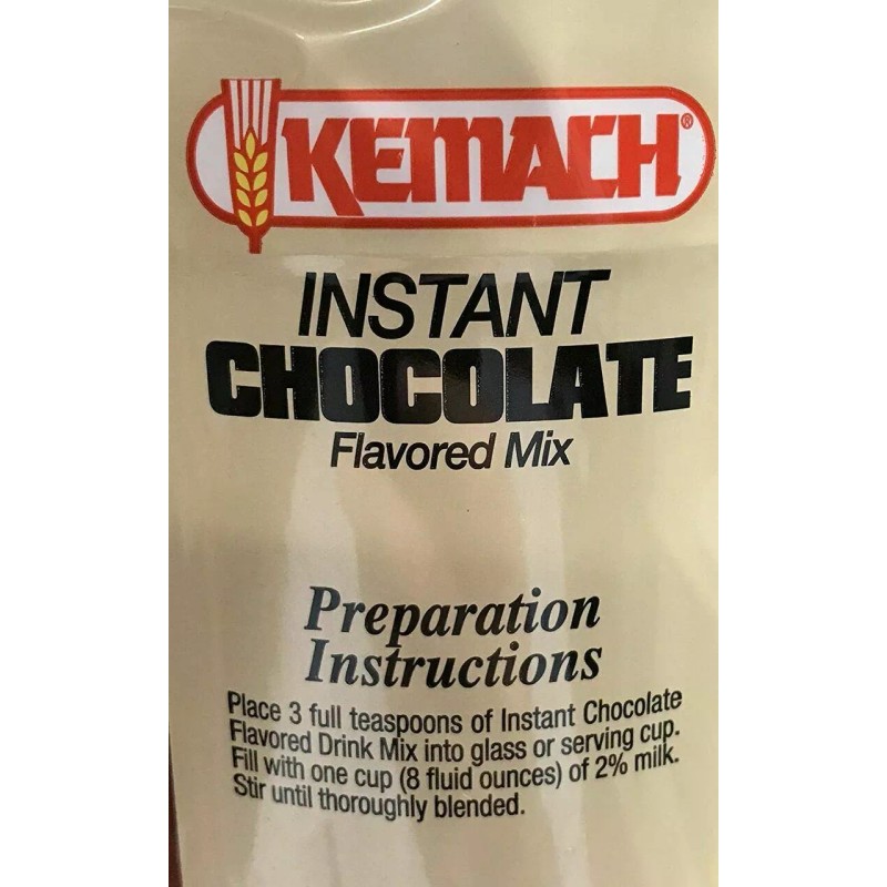 Kemach Instant Chocolate Flavored Mix, Hot Cocoa Mix, 24 oz