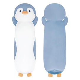 Dalmao 36" Penguin Stuffed Animal, Soft Jumbo Long Cuddle Pillow, Cute Blue Penguin Plush Body Pillow Plushies Toy Gift for Kids, Boy and Girls Birthday,Valentine