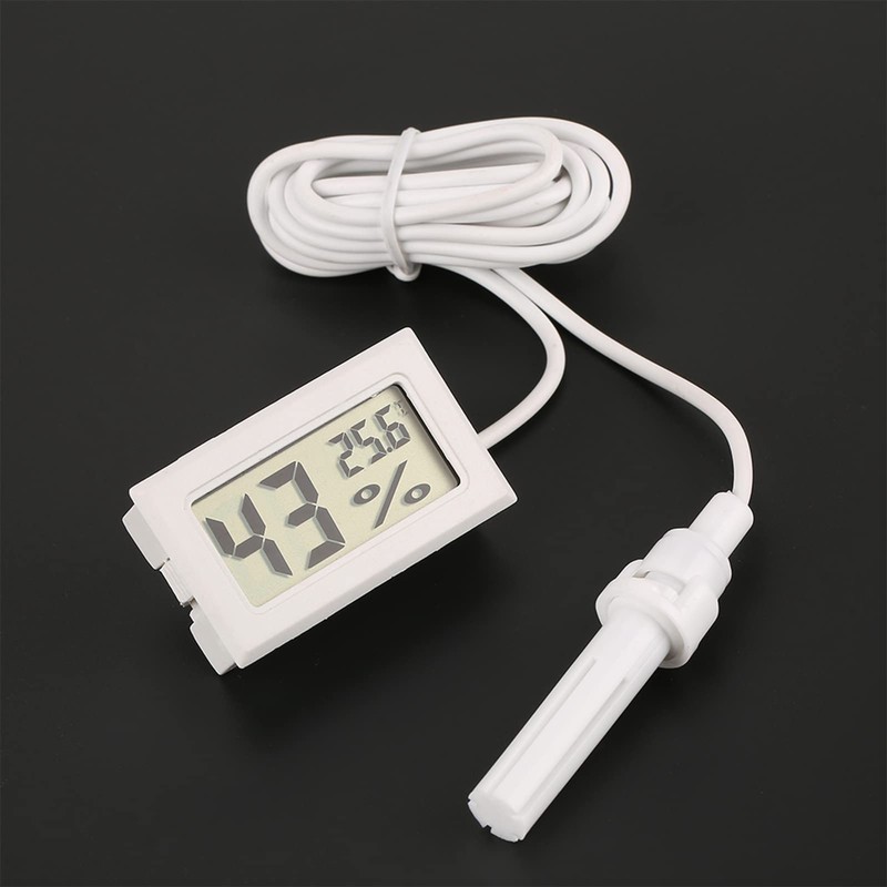 Mini Hygrometer Thermometer, LCD Digital Temperature and Humidity Display, Thermometer