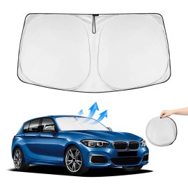 NEVERLAND 1PCS Foldable Windshield Sunshade 210D Oxford Sun Visor UV Heat Block Protection