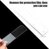PEUTIER 3pcs Snowboard Wax Plastic Scraper, 9 x 2.2 Inches