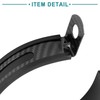 ACROPIX 3.5inch Universal Motorcycle Black Exhaust Band Joint Clamp Exhaust