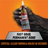 Gorilla Clear Grip Waterproof Contact Adhesive, 3 Ounce Tube, Clear,