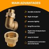 Adapter 3/4" Male x 1 “ Female Threaded Brass Construction
