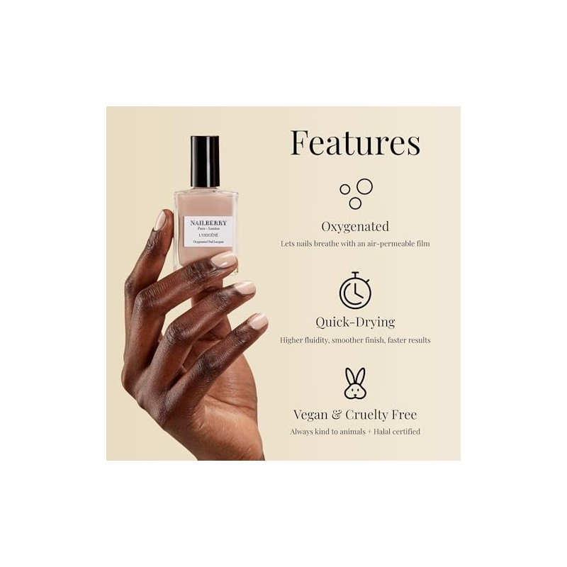 loxygene oxygenated nail lacquer, bluebell,nox207