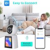 WAKADO 2K Video Call Security Camera Indoor, Nanny Monitor Pet Camera,Two-Way Video,One-Touch Phone Call,Security camerasEasy