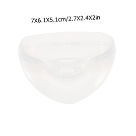 Abaodam Pacifier Holder Case 10pcs Pack Pacifier Shield Case Pp Material Easy to Carry