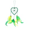 CA 35 cm x 9 cm Dreamcatcher Heart Neon Green