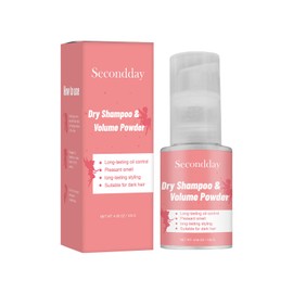 SECONDDAY Dry Shampoo, Natural Volumizing Dry Shampoo, Non-Aerosol & Talc-Free Formula for Fresh, Full Hair (1PCS)