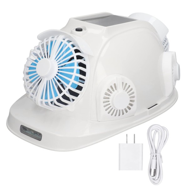 Solar Safety Helmet Hard Hat with Fan Intelligent Cooling Construction
