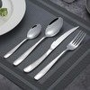 IKXO 4 Piece Silverware Set Single Person Tableware Durable Home