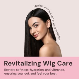 MILANO COLLECTION Essentials Ultra Hydrating Detangler for Human Hair Wigs, Hair Extensions, and Hair Pieces, Lightweight Leave-in Conditioner, Detangler Hydration Lotion, Premium Wig Care Products